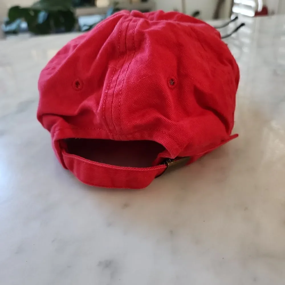 Red baseball cap